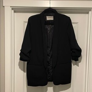 Stradivarius Elegant Black Blazer